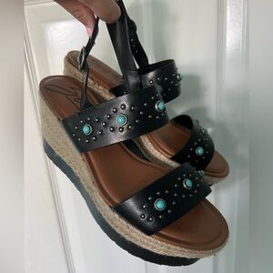 Zodiac Espadrilles Wedge Sandal Heels